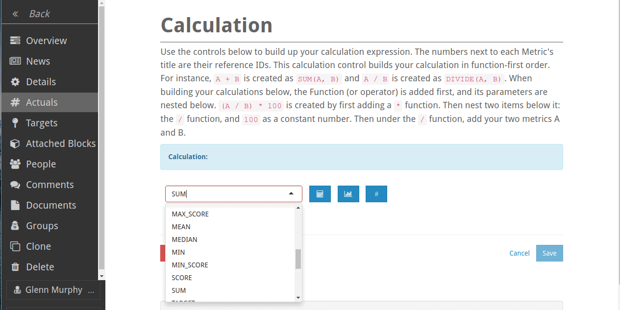 metrics-actual-calculation