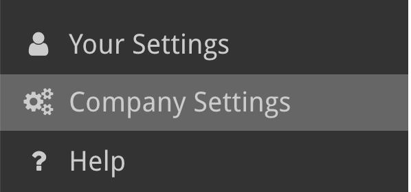 Company Settings Tab Screenshot