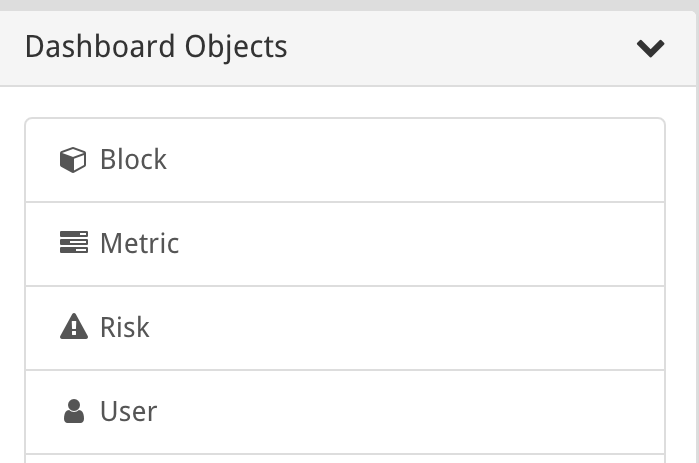 Dashboard Objects